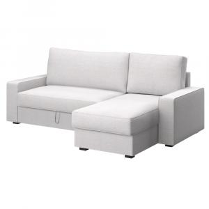 VILASUND sofa-bed with chaise longue cover