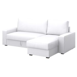 VILASUND sofa-bed with chaise longue cover