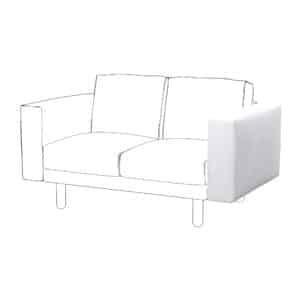 IKEA NORSBORG armrest cover